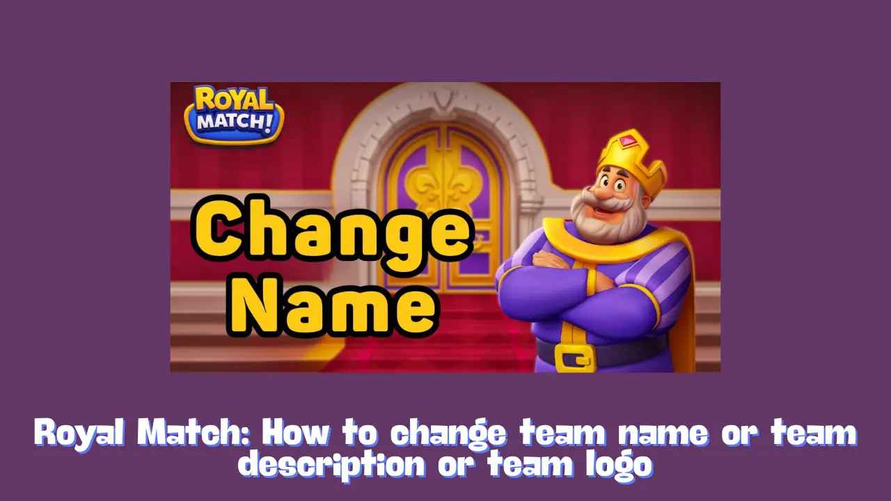 How to change team name or team description or team logo