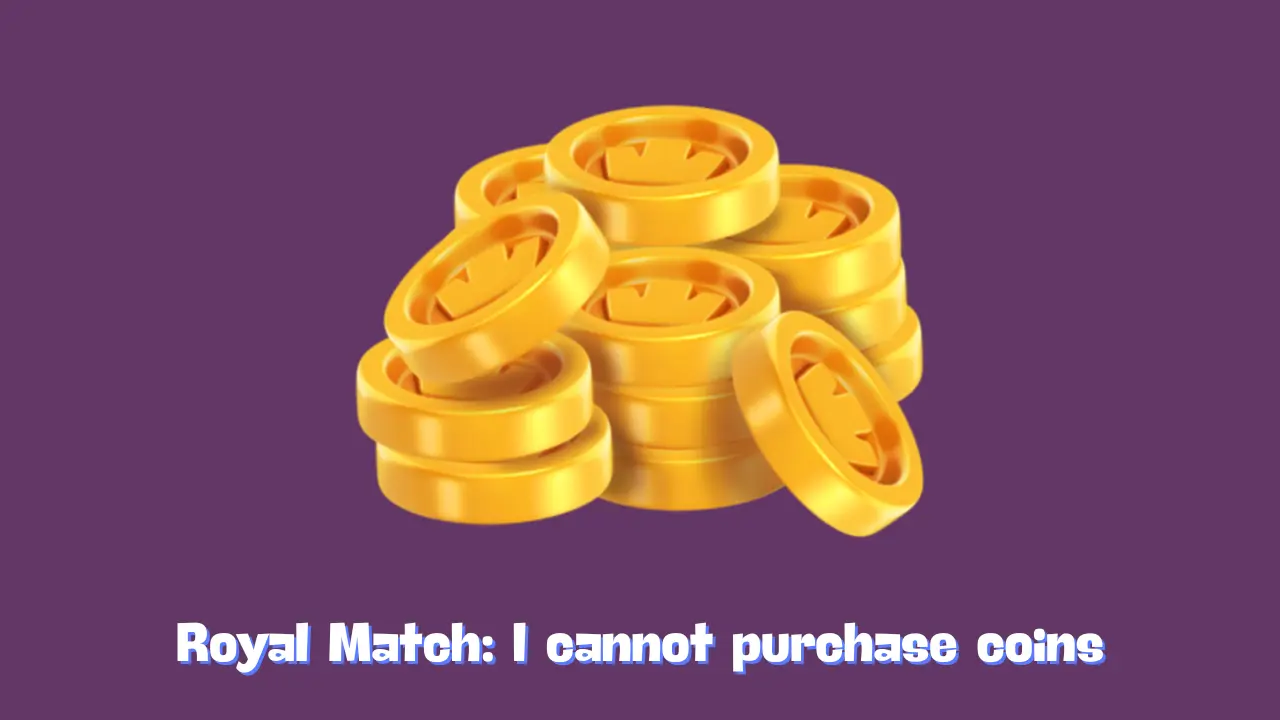 I cannot purchase coins